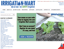 Tablet Screenshot of irrigation-mart.com